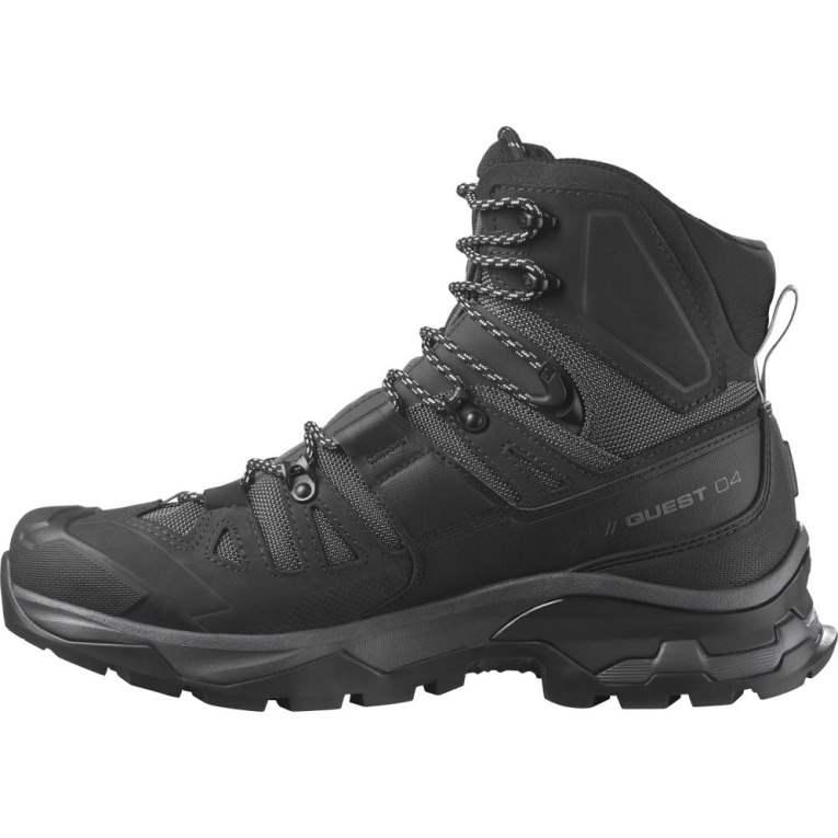 Black Salomon Quest 4 GTX Men's Hiking Boots | PH 54821R